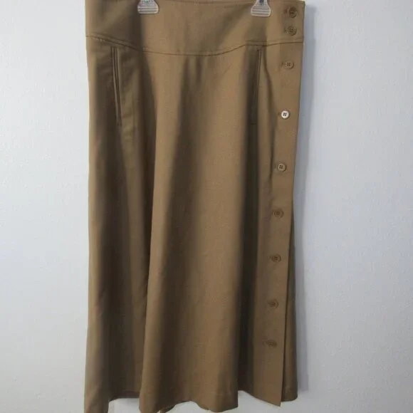 Talbots SZ 6 Camel Midi Skirt - Picture 3 of 8
